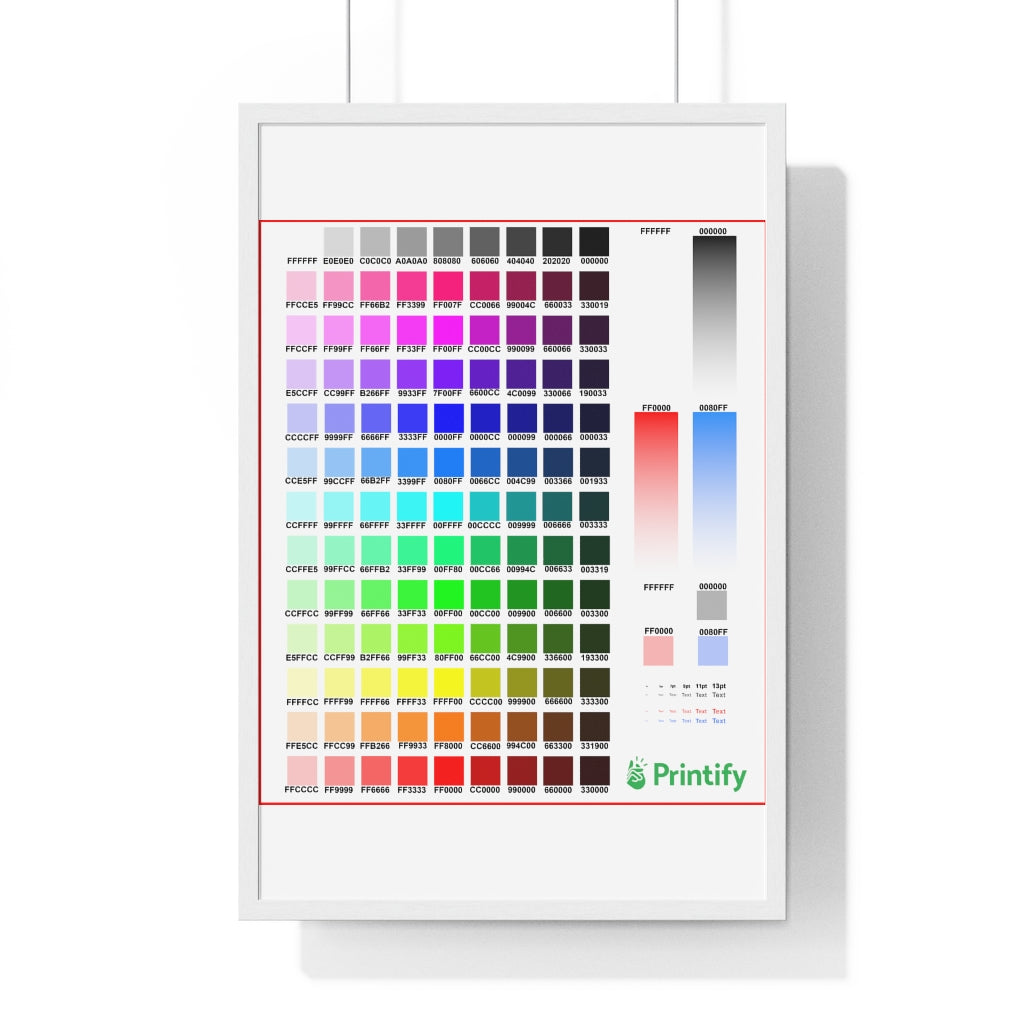 Premium Framed Vertical Poster