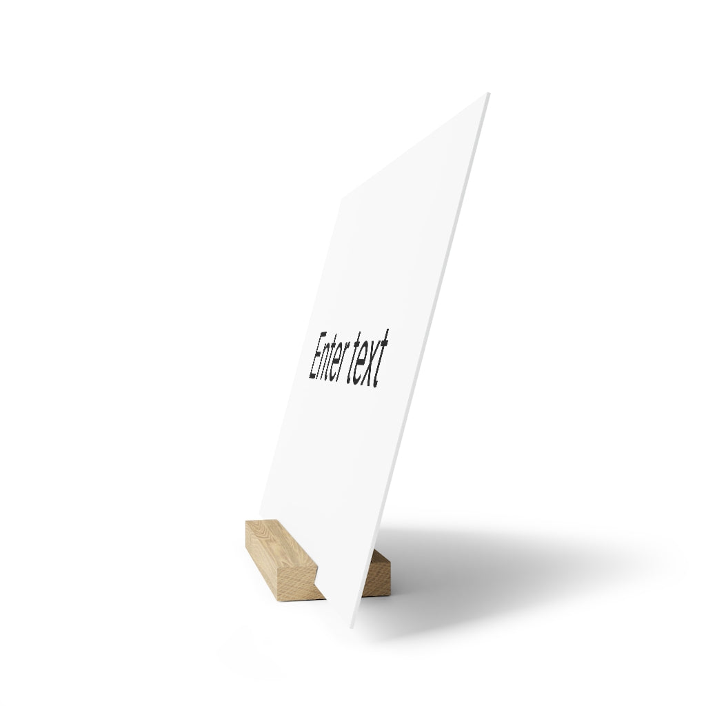 Gallery board with stand