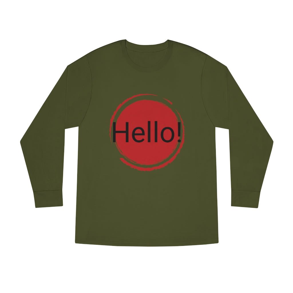 Unisex Long Sleeve Crewneck Tee