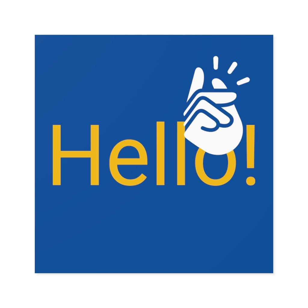 Square Stickers, Indoor/Outdoor