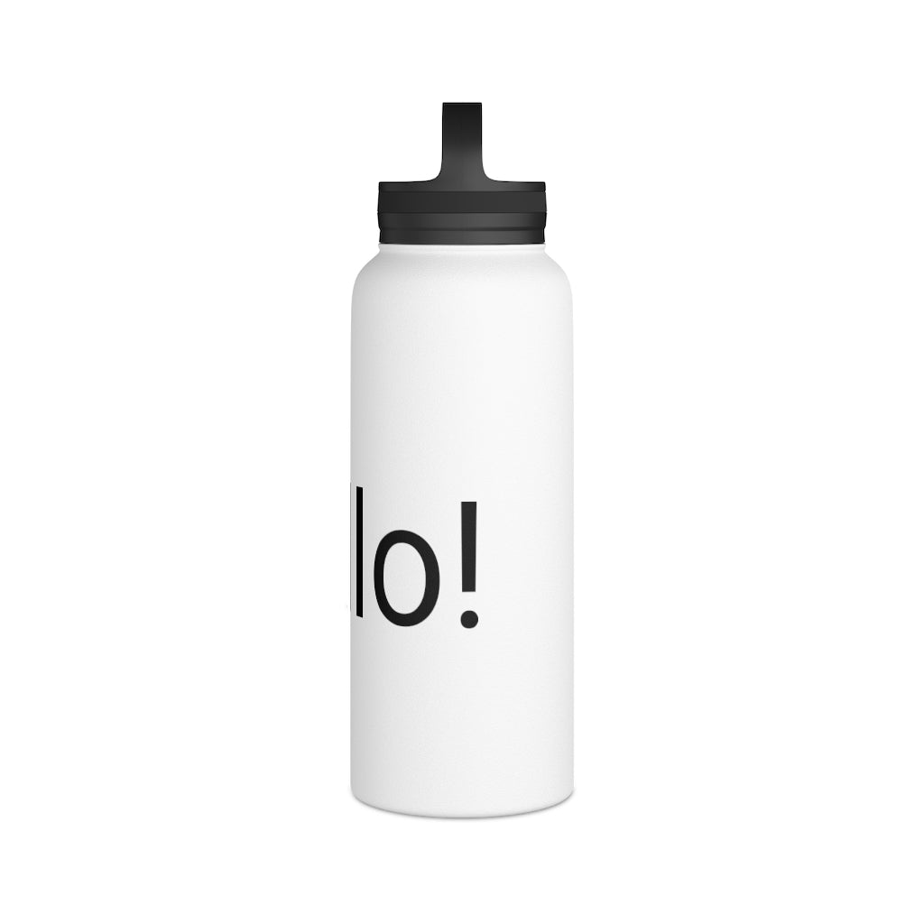 Stainless Steel Water Bottle, Handle Lid