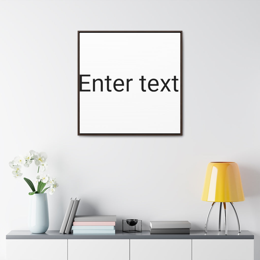 Gallery Canvas Wraps, Square Frame