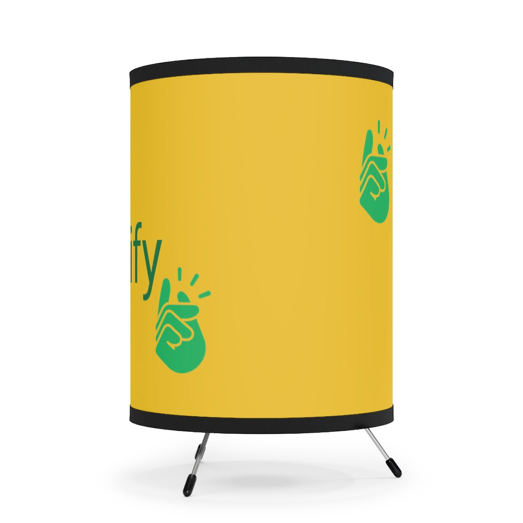 Tripod Lamp with Shades, Silver