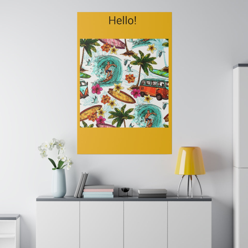 Matte Canvas, Stretched