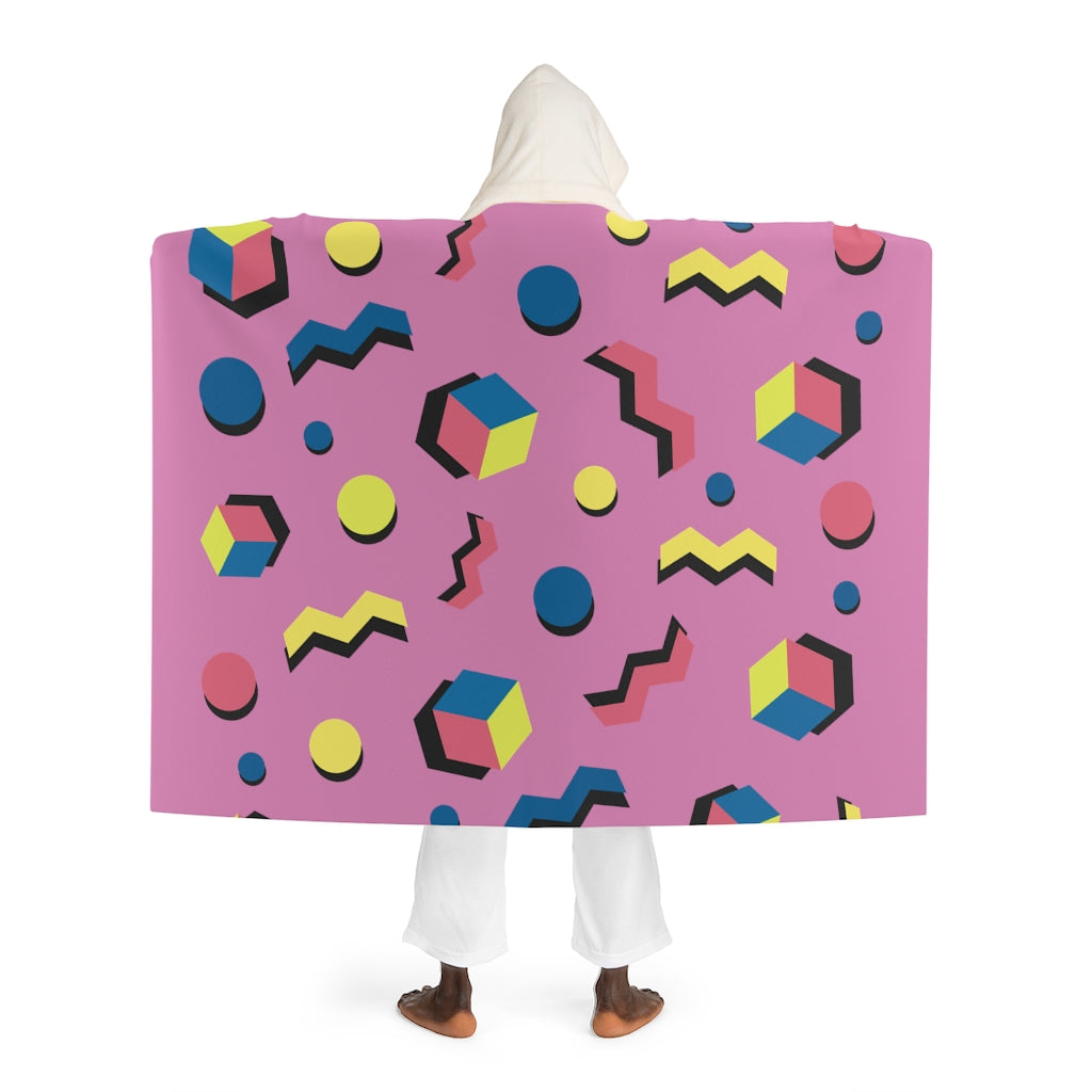 Hooded Sherpa Fleece Blanket