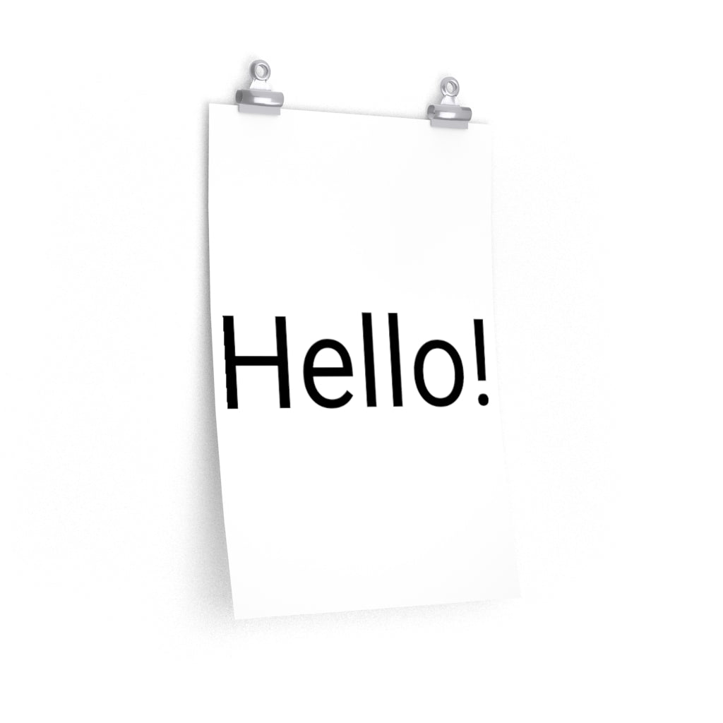 Premium Matte vertical posters