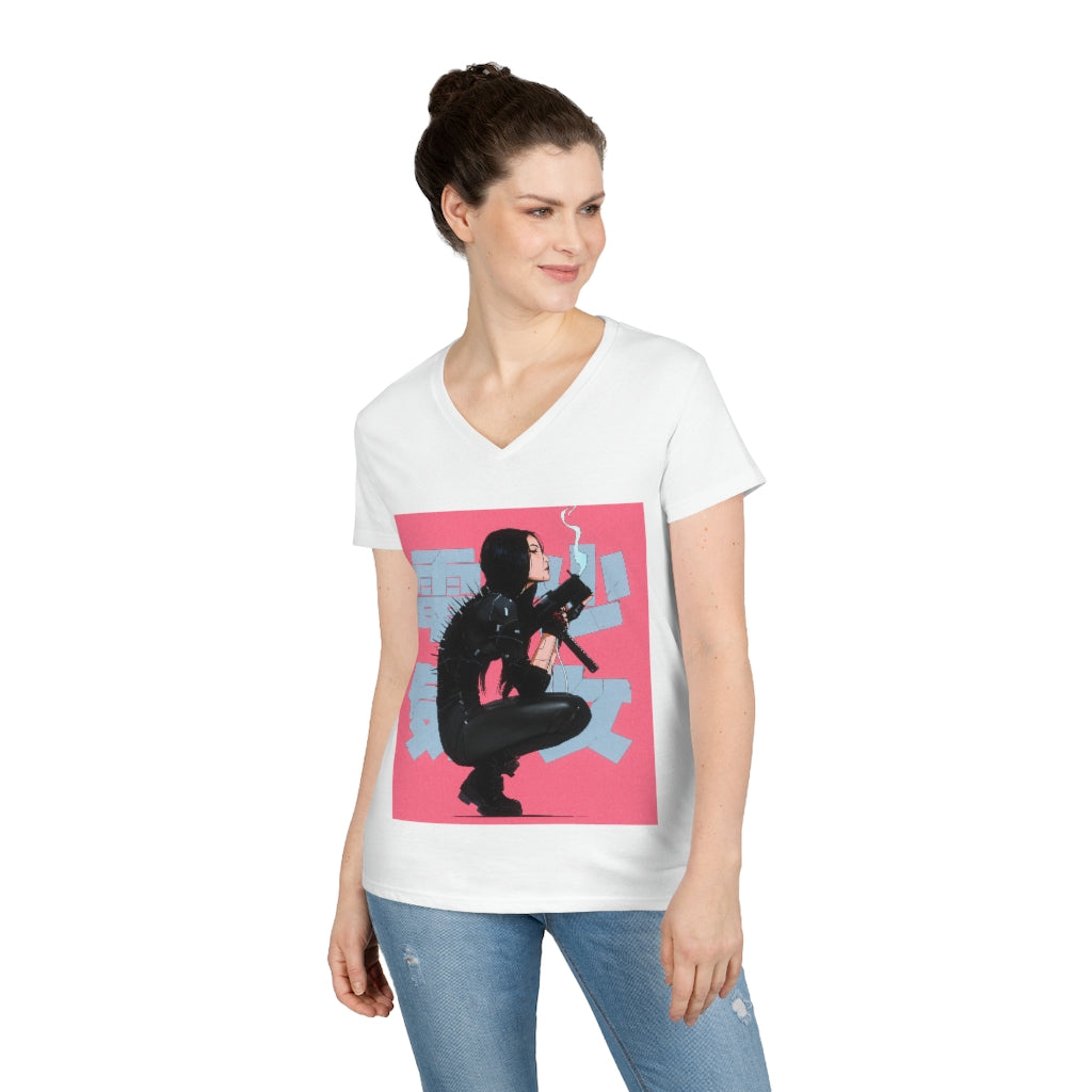 Ladies' V-Neck T-Shirt