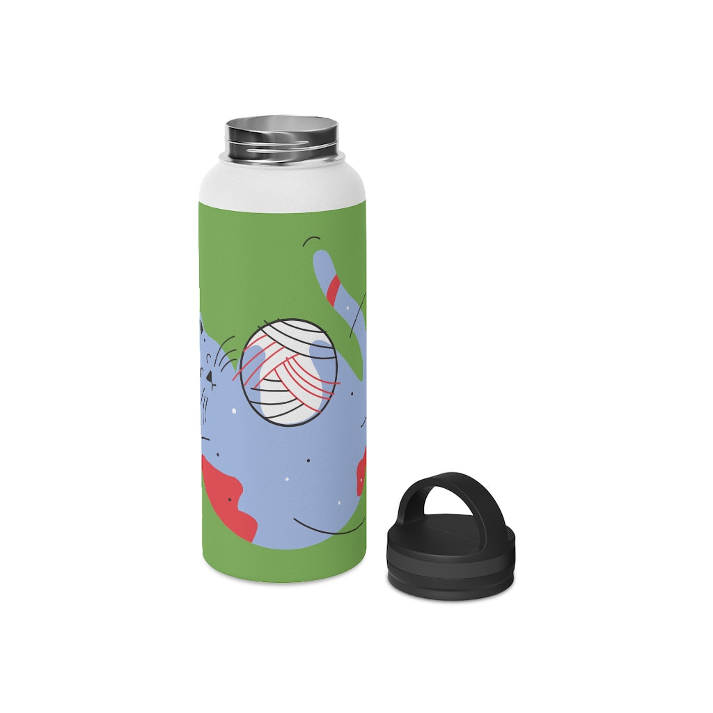 Stainless Steel Water Bottle, Handle Lid