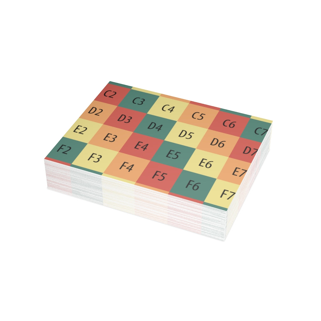 Unfolded Greeting Cards (10, 30, and 50pcs)