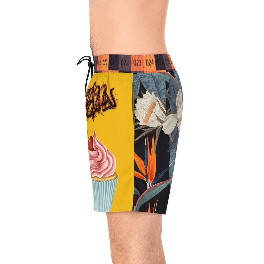 Men's Mid-Length Swim Shorts (AOP)