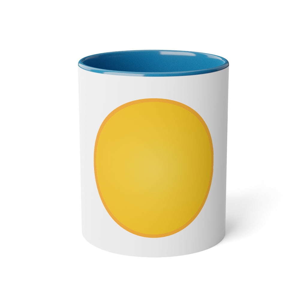 White Accent Mug, 11oz