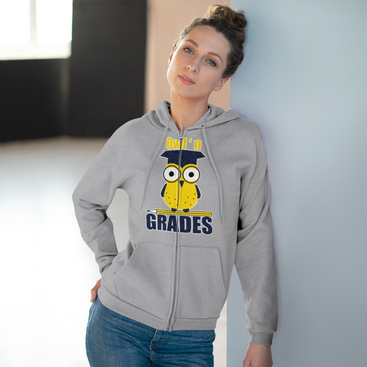 Unisex Hooded Zip Sweatshirt