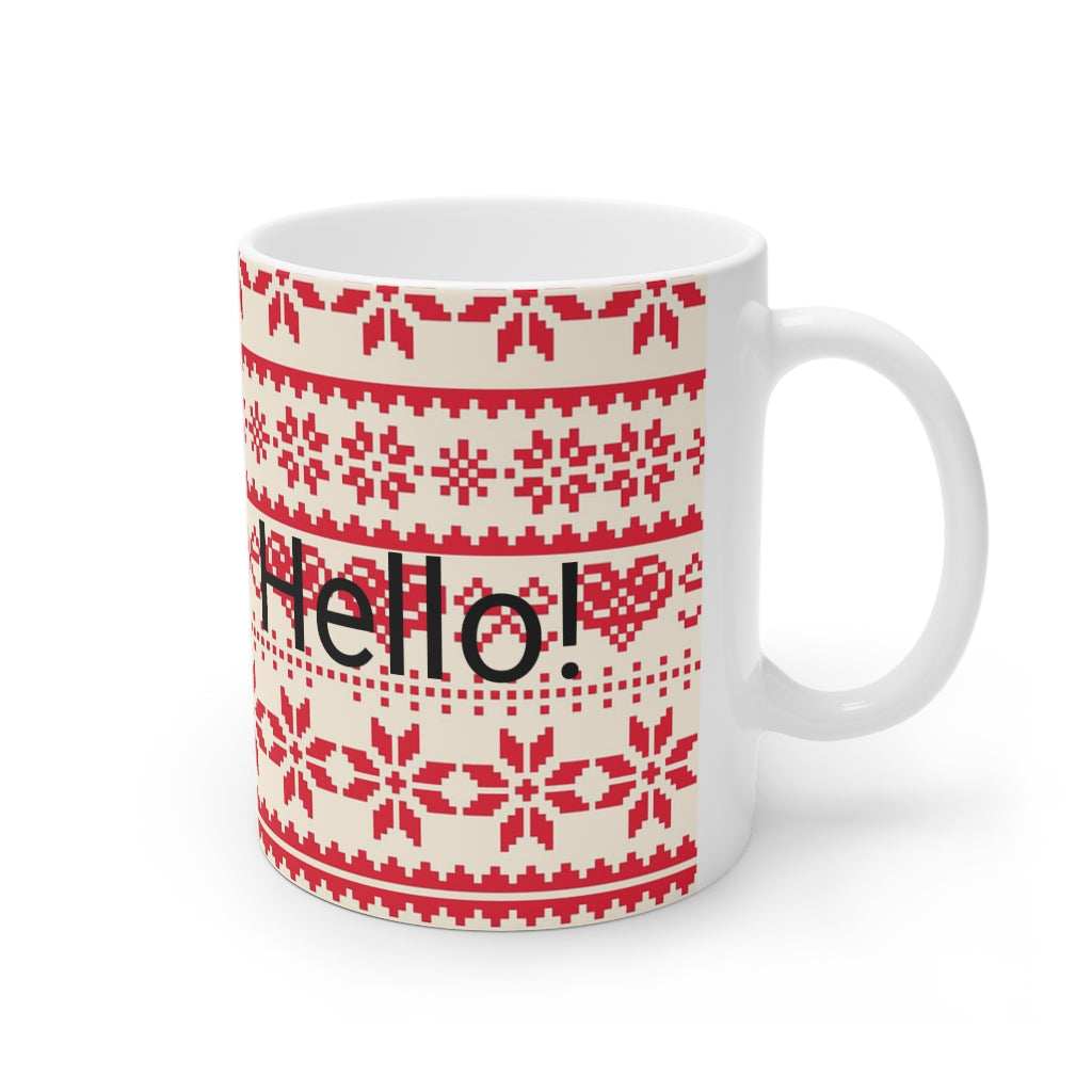 White Ceramic Mug, 11oz and 15oz