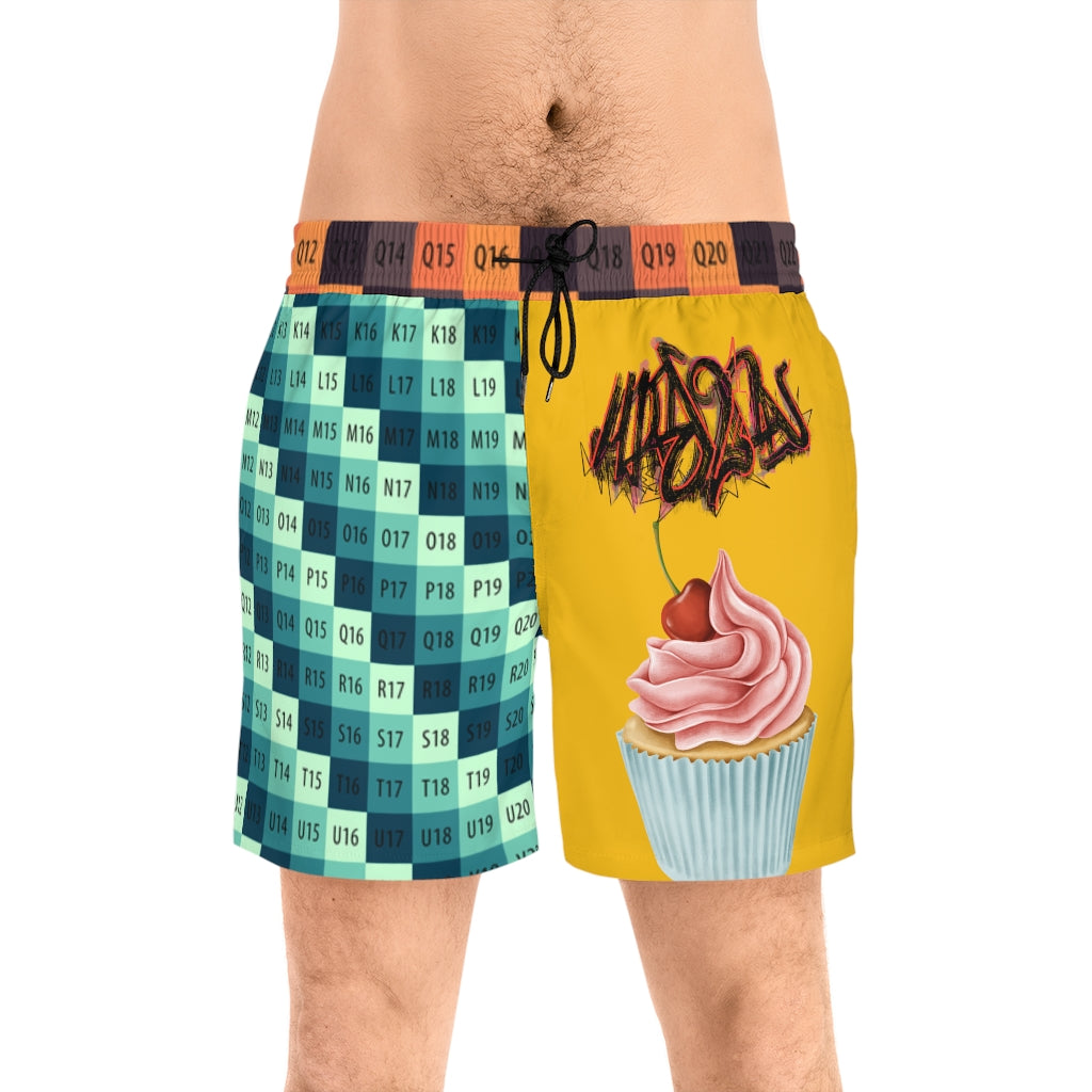 Men's Mid-Length Swim Shorts (AOP)