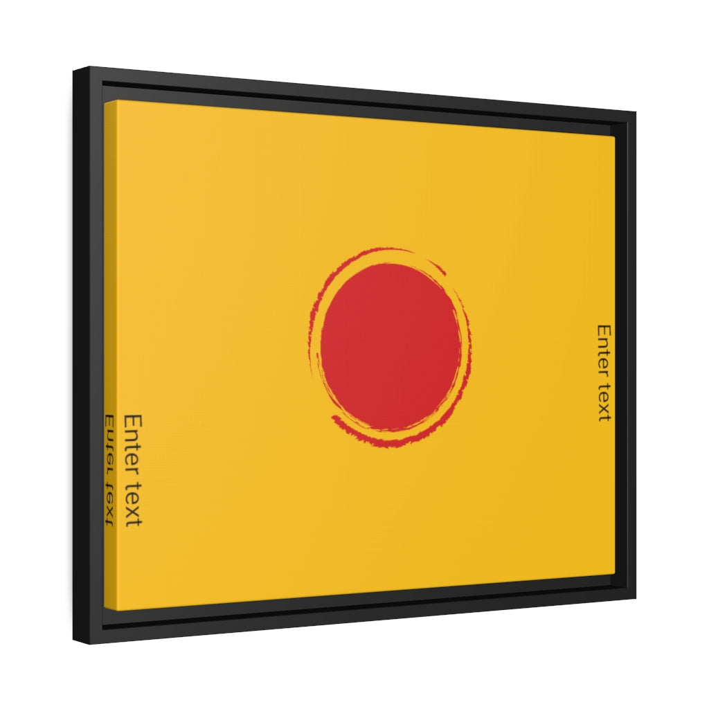 Matte Canvas, Black Frame