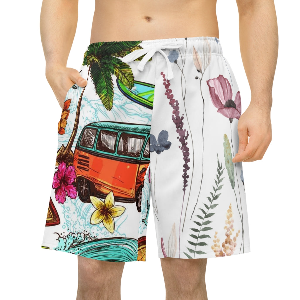 Athletic Long Shorts (AOP)