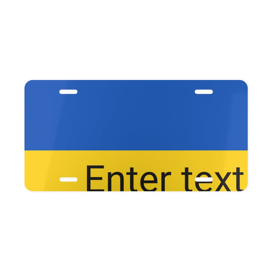 Aluminum License Plate