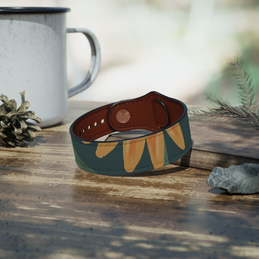 Vegan Leather Wristband