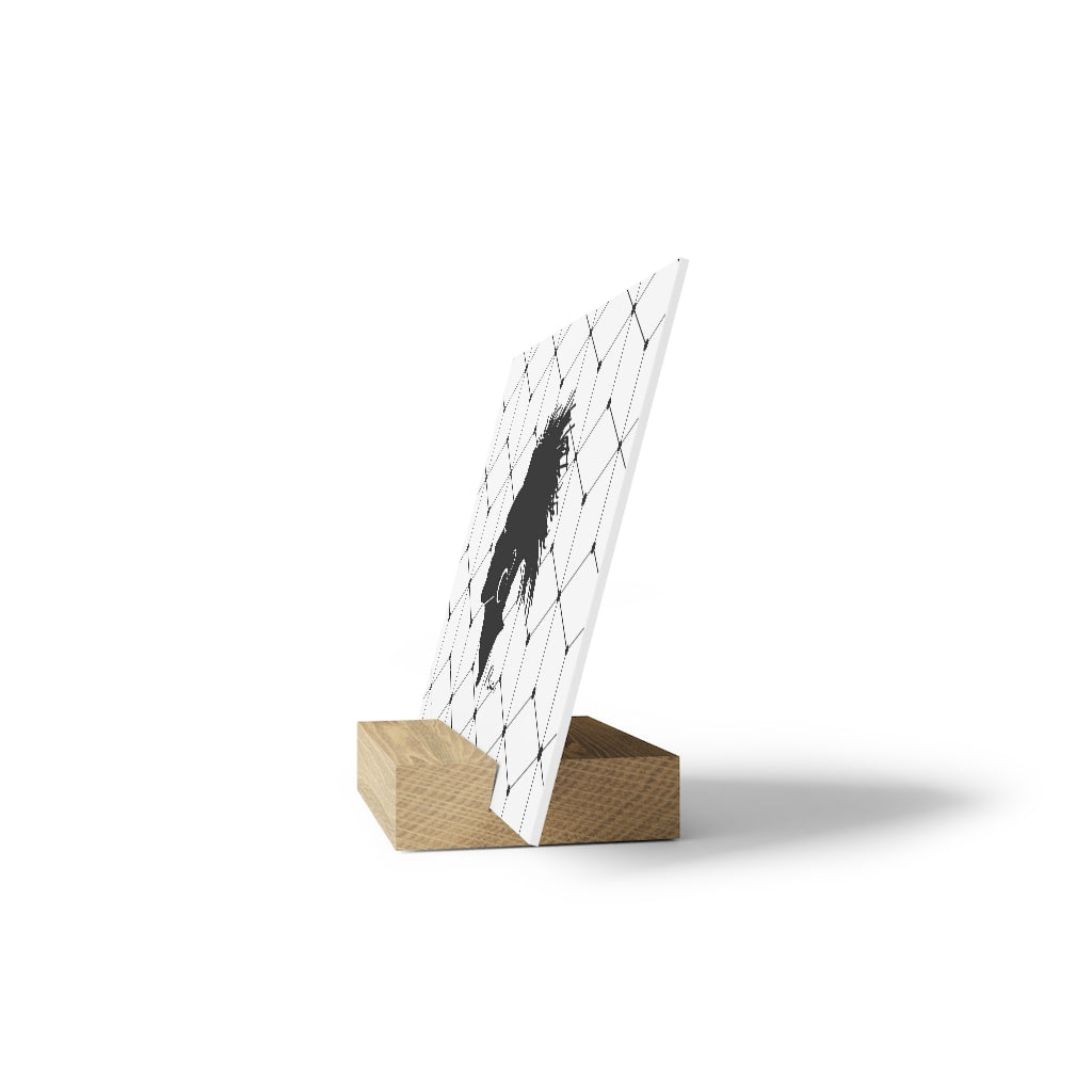 Gallery board with stand