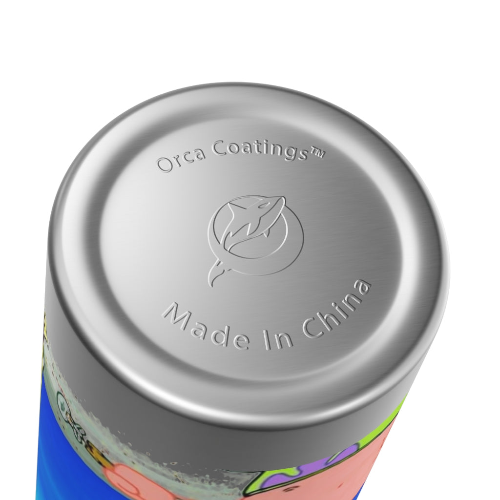 Stainless Steel Water Bottle With Straw, 20oz