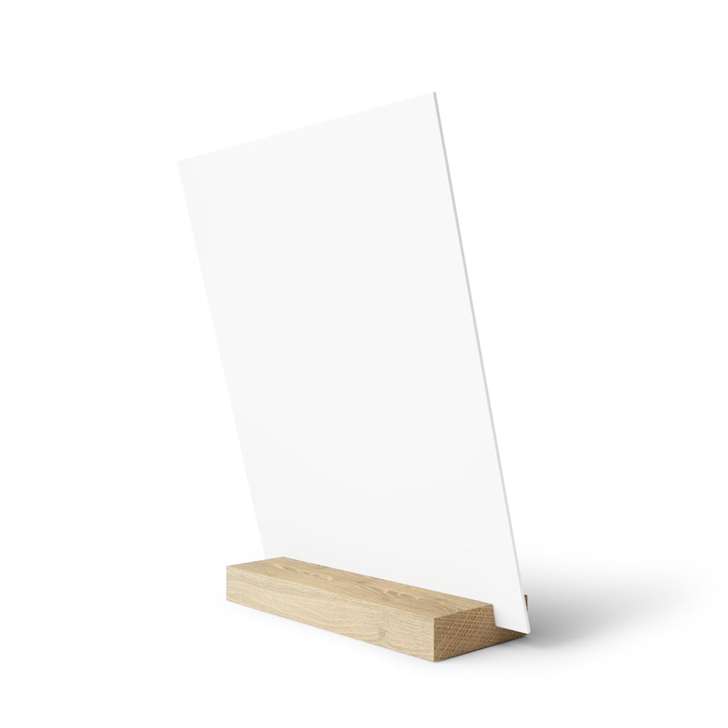 Gallery board with stand