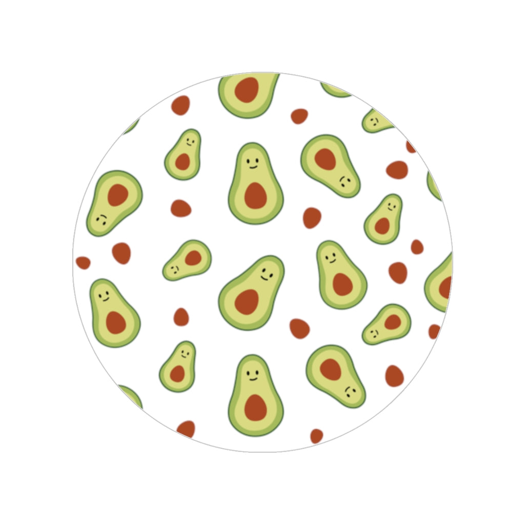 Transparent Outdoor Stickers, Round