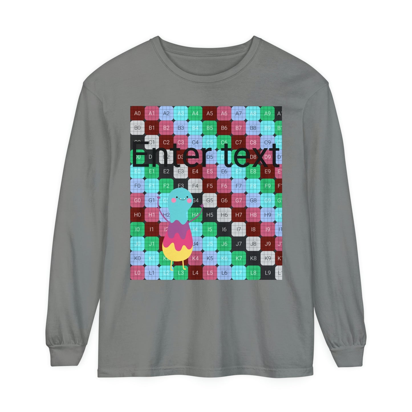 Unisex Garment-dyed Long Sleeve T-Shirt