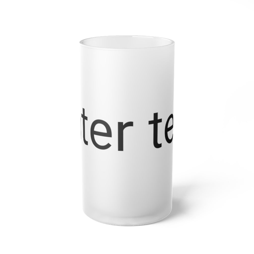 16 oz. Frosted Glass Stein