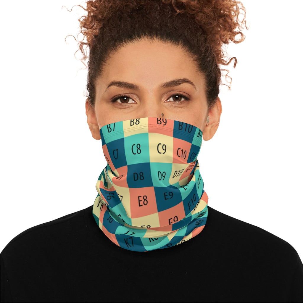 Winter Neck Gaiter With Drawstring