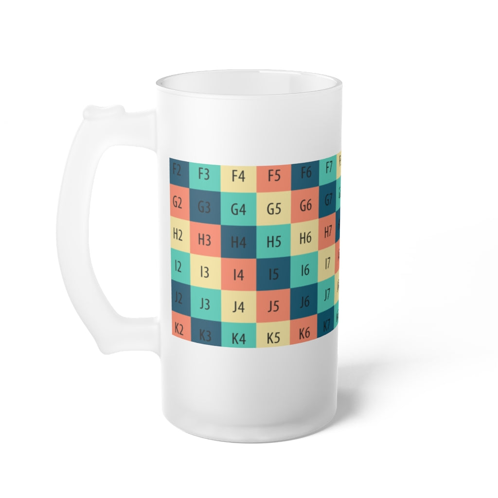 Frosted Glass Beer Mug