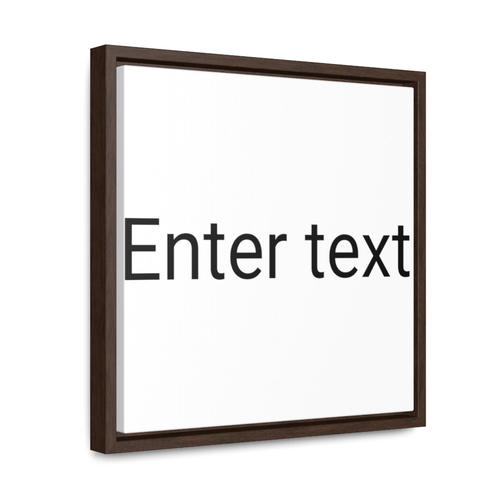 Gallery Canvas Wraps, Square Frame