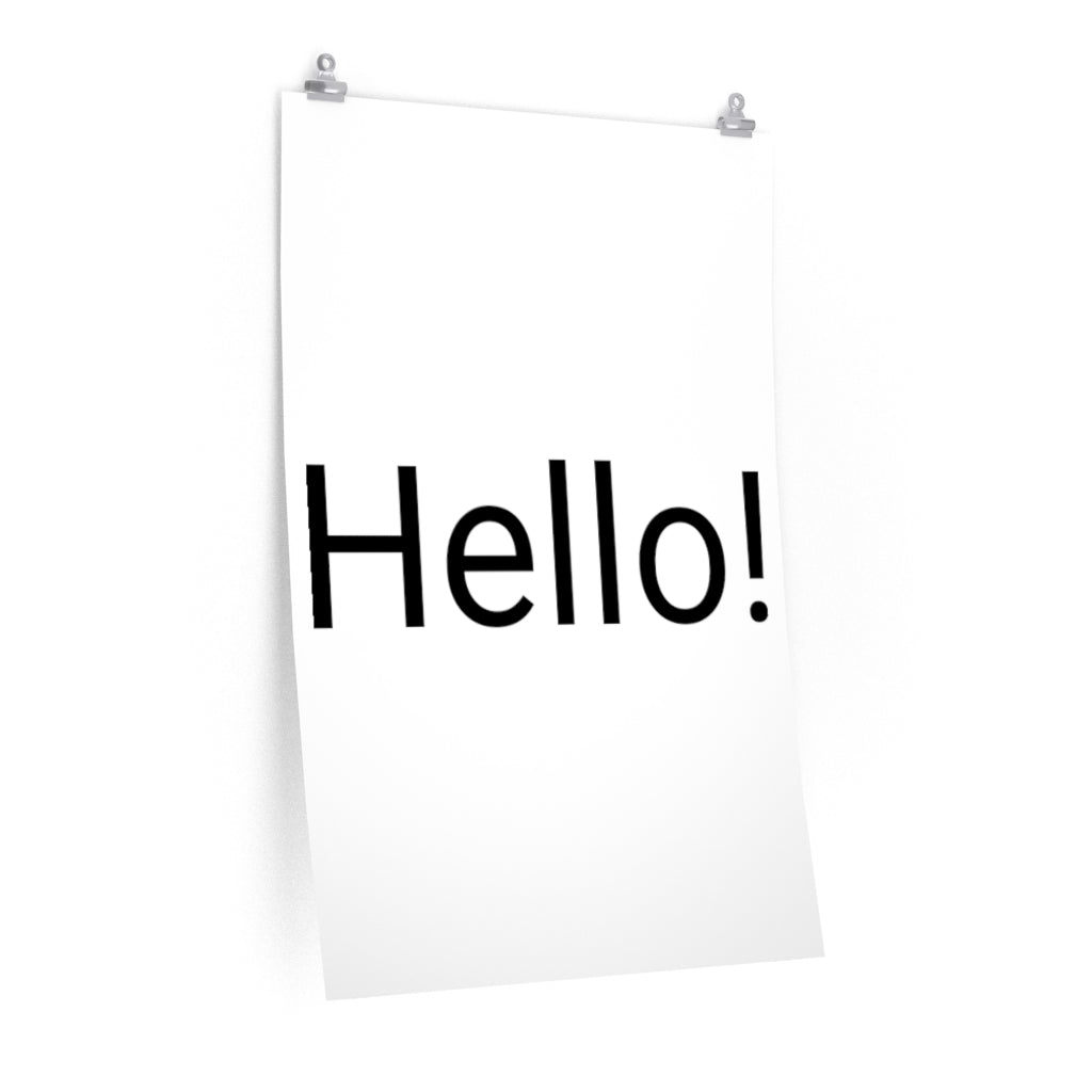 Premium Matte vertical posters