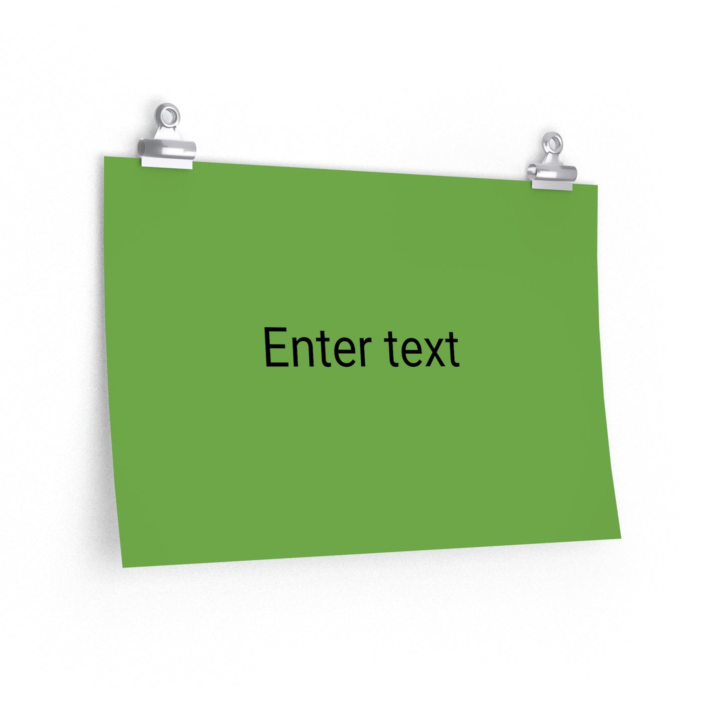 Premium Matte horizontal posters