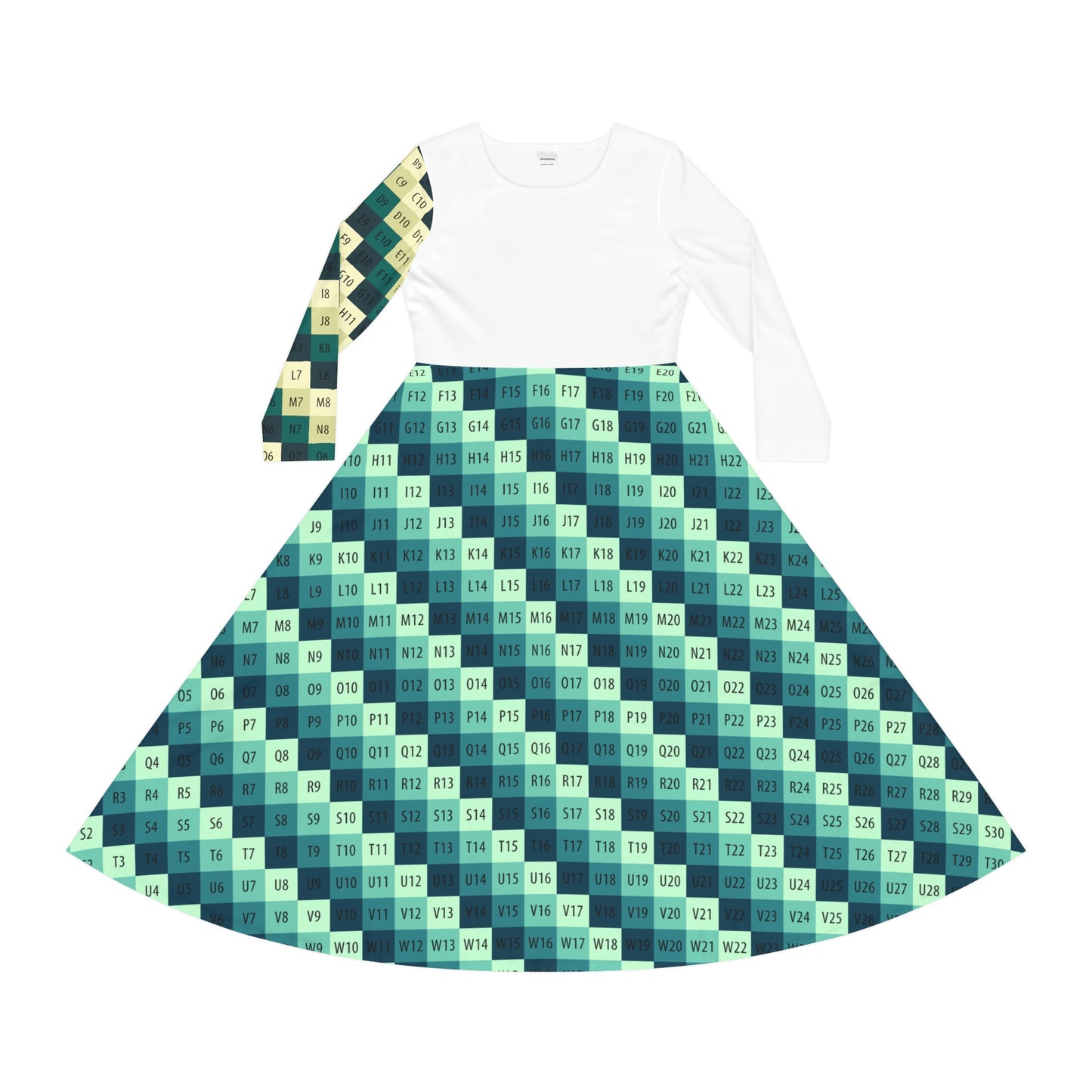 Women's Long-Sleeve Dance Dress