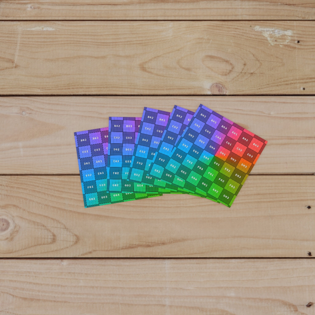 Laminate Stickers, Square