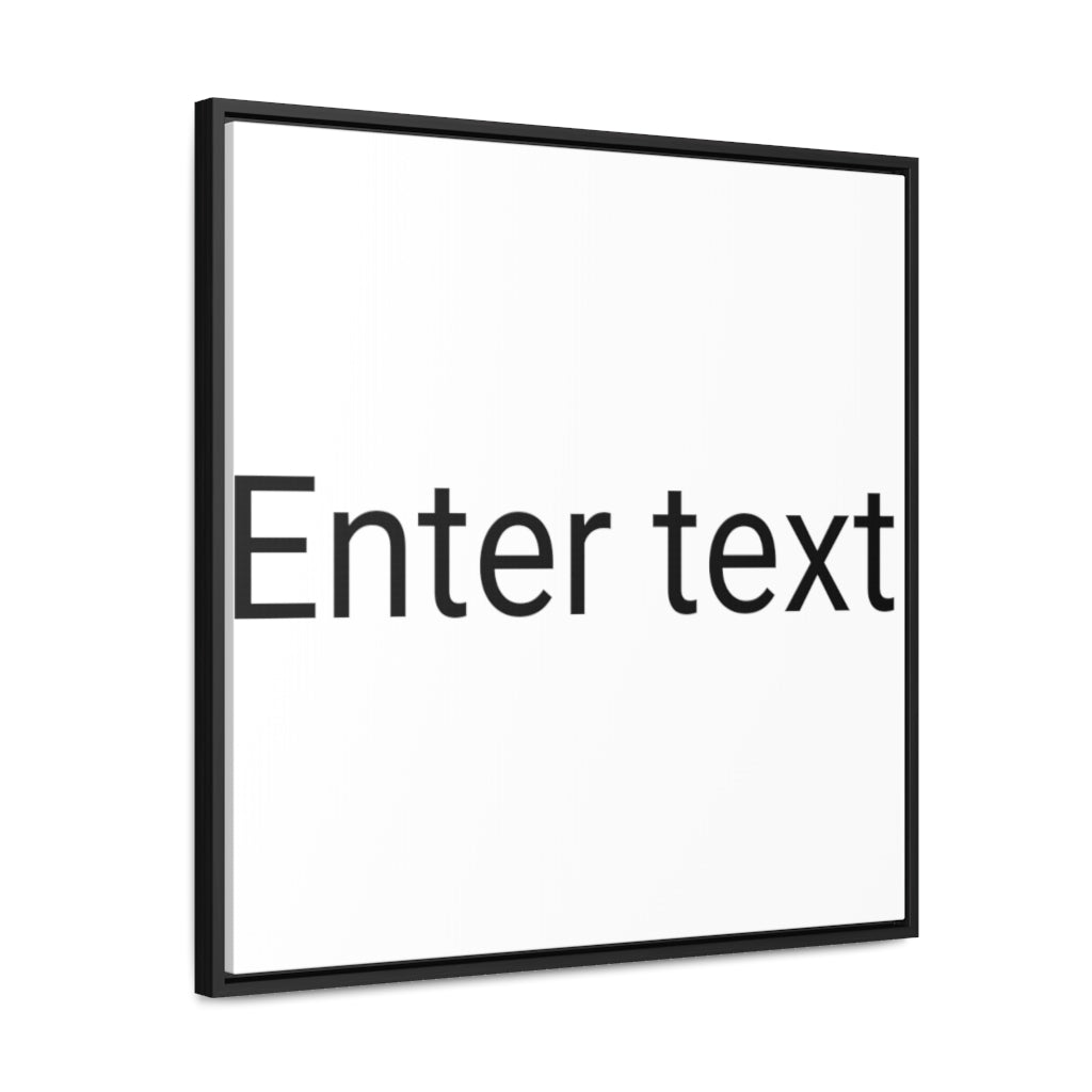 Gallery Canvas Wraps, Square Frame