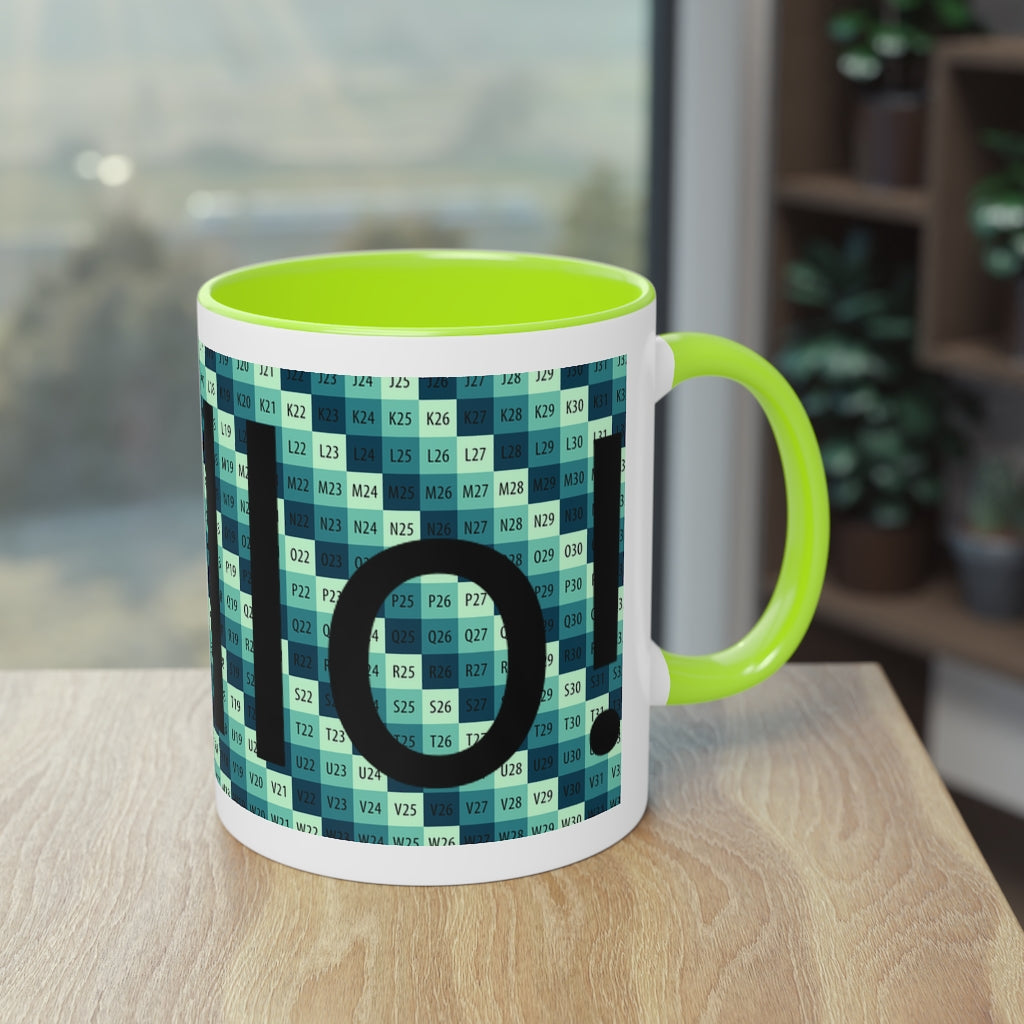 Two-Tone Coffee Mug, 11oz