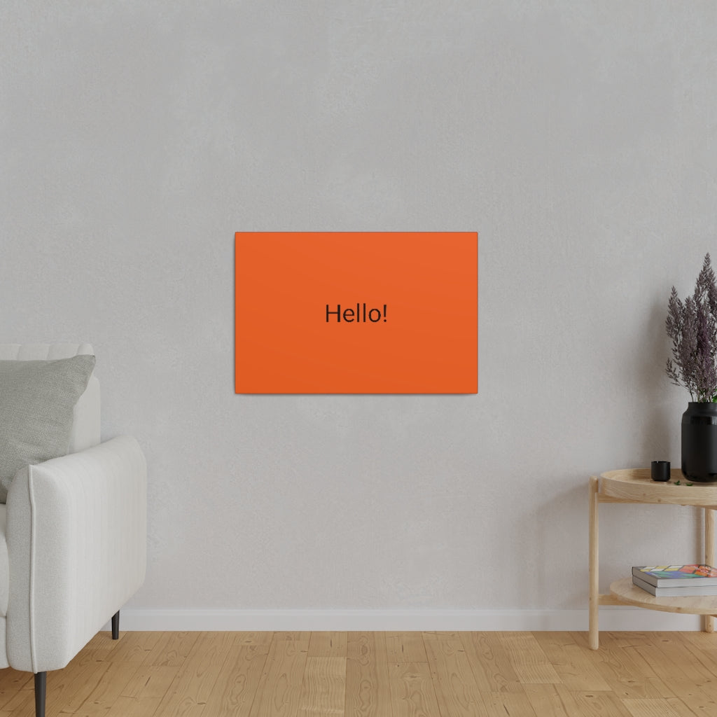 Matte Canvas, Stretched