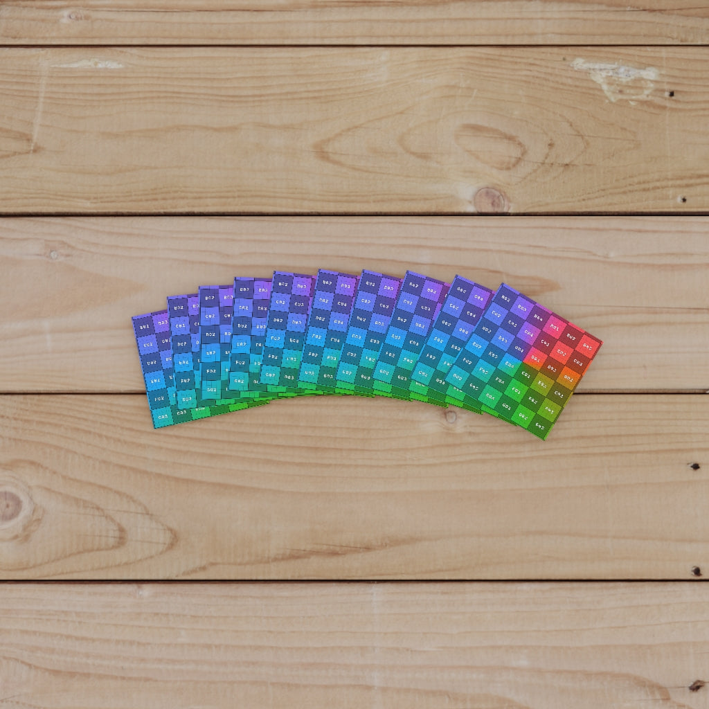 Laminate Stickers, Square